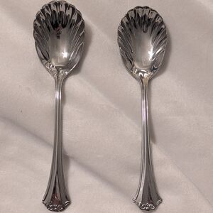 Reed & Barton French Chippendale Sugar Spoons Willing To Separate.
